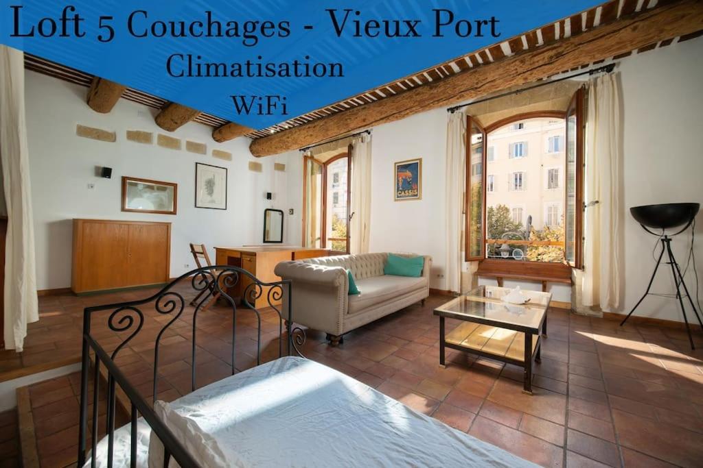 Air-Conditioned Loft In The Heart Of The Old Port Marsella Exterior foto